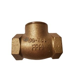 1" Brass Fire Sprinkler Swing‎ Check Valve FPP 06-80 250 WOG